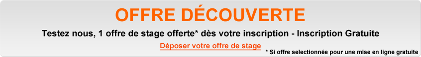 Offre d&eacute;couverte