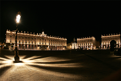 Apercu place Stanislas Nancy nuit