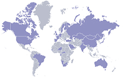 Présence mondiale d'AREVA