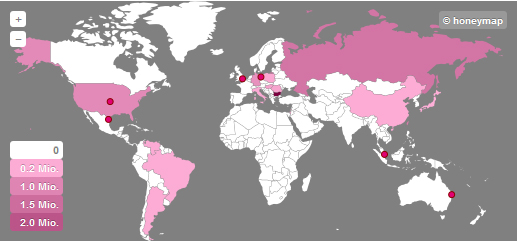 Localisation des cyber-attaques Deutsche Telekom
