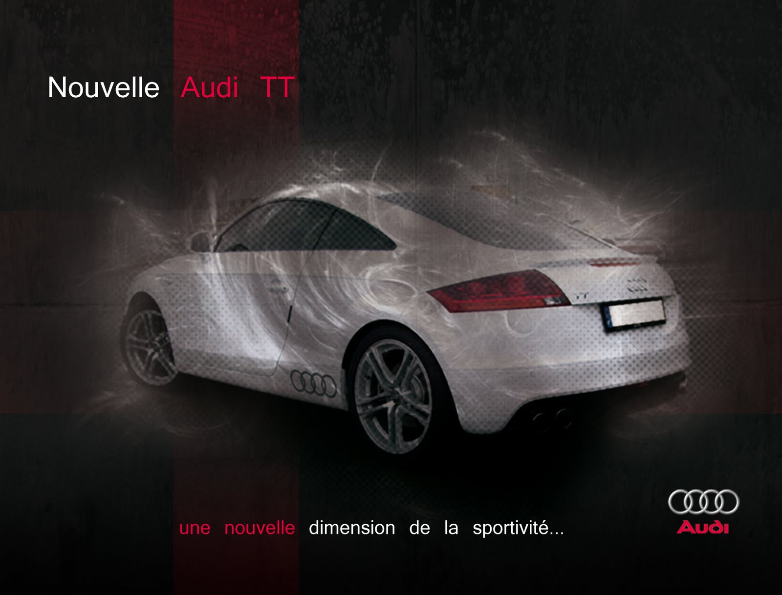Affiche publicité Audi