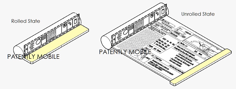 Brevet Apple écran flexible