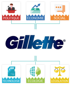 Matrice Pestel Gillette