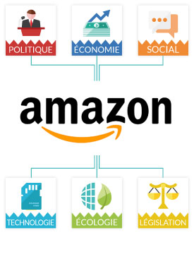 Matrice PESTEL Amazon: Exemple et analyse marketing