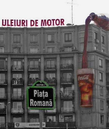 Publicité Coca Cola Street marketing