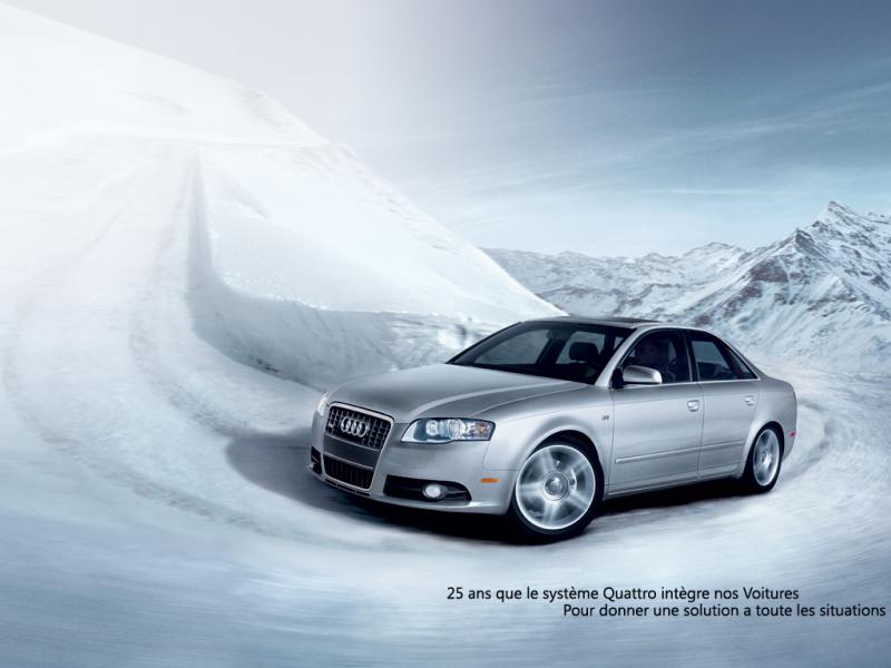 Affiche publicité Audi