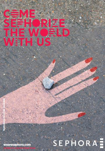 Affiche Come Sephorize the world with us
