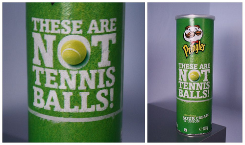 Packaging Pringles pour Wimbledon, ambush marketing