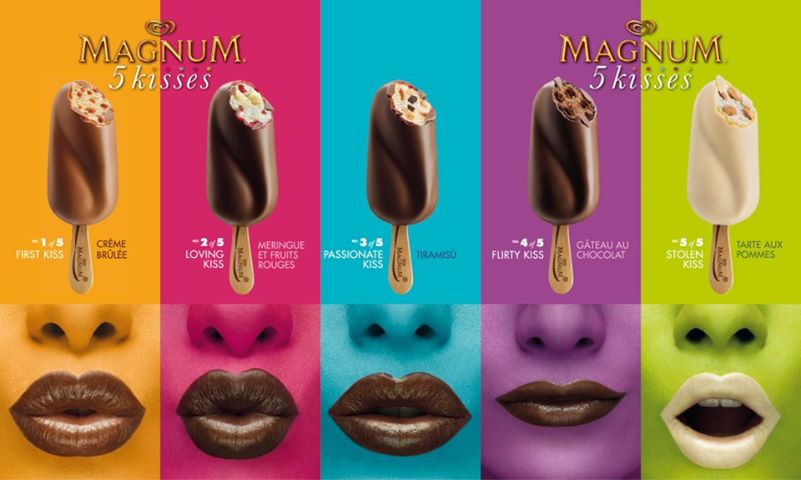 Publicité Magnum 5 Kisses