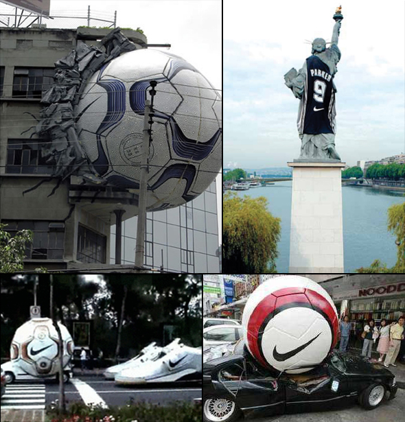 Campagne street marketing Nike