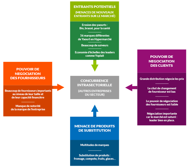 5 forces de Porter : exemple