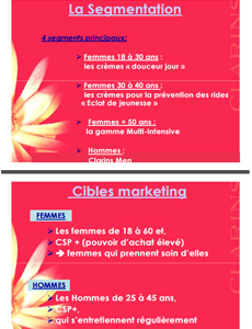 marketing clarins